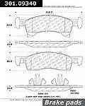 Centric parts 301.09340 front premium ceramic pads