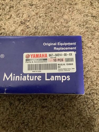 9 - yamaha 8a7-84314-00-xx miniature lamps bulb