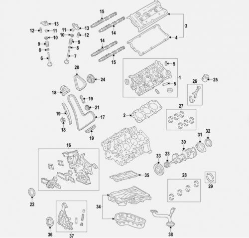 Toyota genuine lexus (2006-2018) most models camshaft gear assy 13050-31163