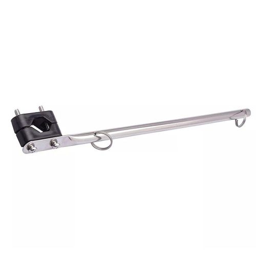 Stainless steel flag pole holder for marine applications sturdy design