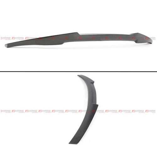 For 14-2020 audi a3 s3 rs3 sedan 8v highkick m style carbon fiber trunk spoiler