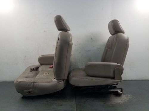 2010 grand marquis / crown vic victoria leather power front seat set - * #5317