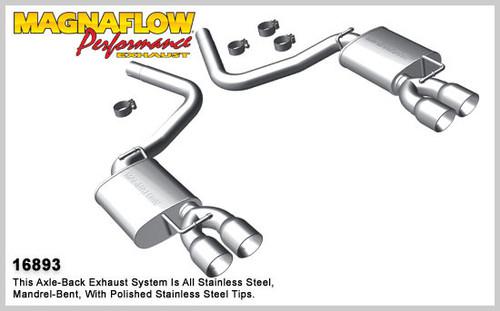 Magnaflow 16893 dodge challenger r/t hemi stainless cat-back system exhaust 