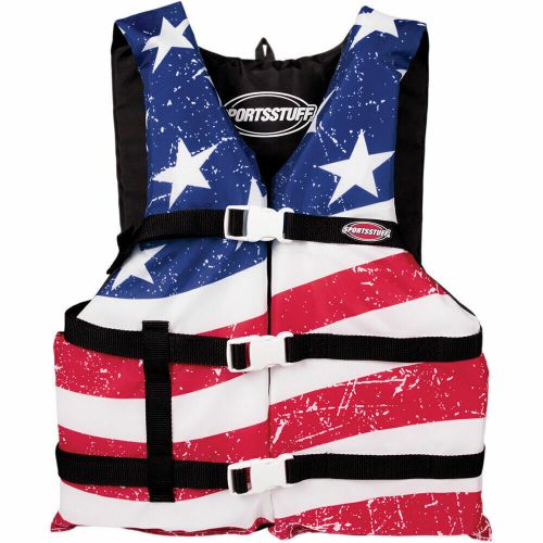 Airhead sports stars &amp; stripes pfd life vest (red / white / blue) l 3240-0849