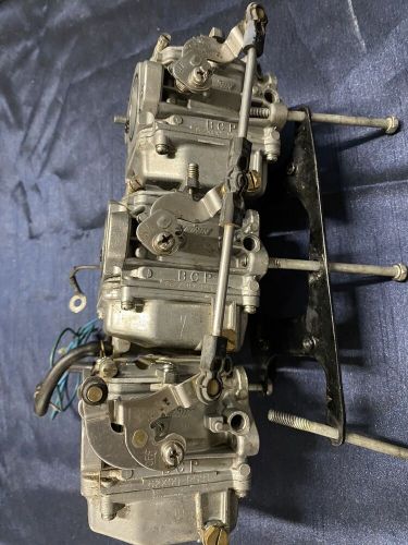 Yamaha 50hp 50 hp  62x-00 2 stroke carburetors carbs  assembly all 3