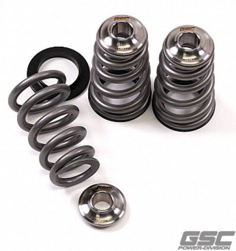 Gsc p-d conical valve spring and titanium retainer kit for nissan vq35