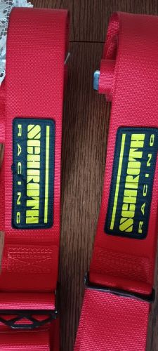 Schroth 6-point fia profi 3x2 harness red