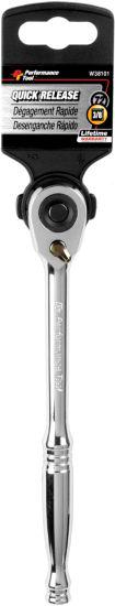 Performance tool w38101 - 3/8" drive quick release teardrop ratchet