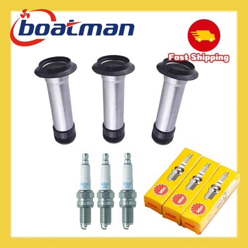 3pcs spark plug ngk 4339 dcpr8e seadoo130 170 230 spark plug tube 420851754 kits