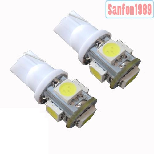 10x bright white t10 194 168 912 914 w5w 5 smd 5050 car led wedge lights #sb4