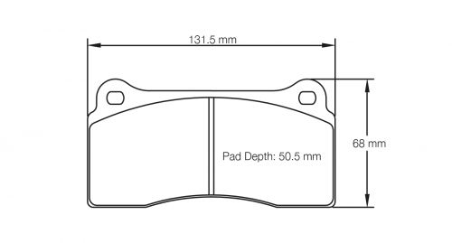 Pagid rsc 1 rear brake pads for nissan gtr r35 vr38dett 08+ ceramic #e1287c01001