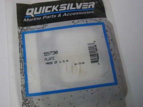 Mercury marine quicksilver mercruiser 55730 exhaust block off plate oem