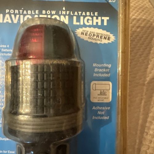 Aqua signal portable bow inflatable navigation light series 23 buoyant new