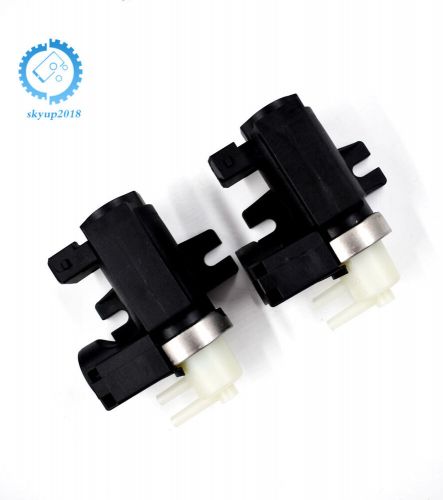 2pcs turbo boost solenoid valve for 2011 - 2012 bmw alpina b7l xdrive /b7l black