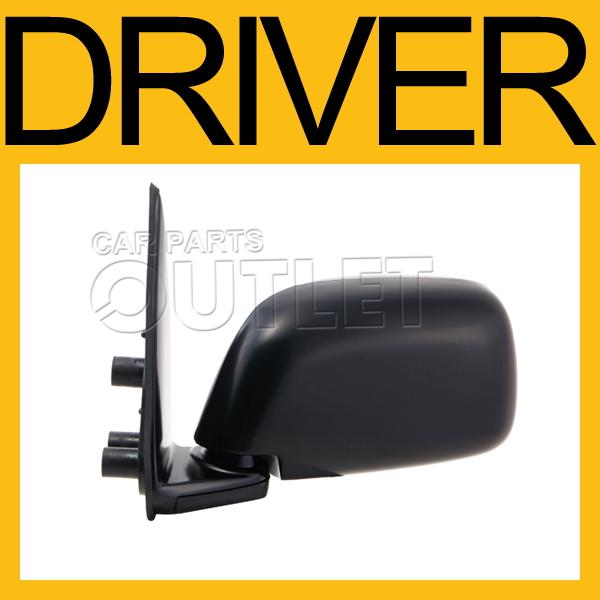 1995-1999 toyota tacoma manual side mirror no remote 2/4wd w/o offroad pkg left