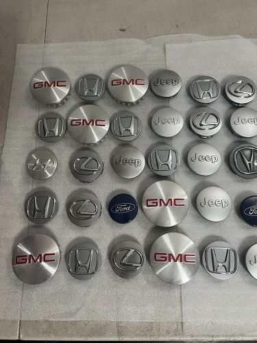 50 oem random wheel center caps hubcaps lexus jeep chevy  ford vw gm honda