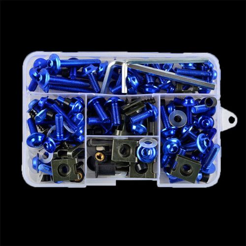 195pc fairing body bolts kit nuts clips screws for honda cbr600rr 2007-2008