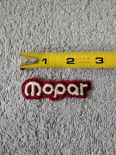 Mopar patch   new  iron or sew on