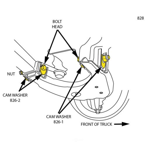 Alignment caster / camber kit-camber kit moog k100129