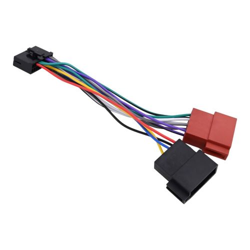 Secure connection car audio wire harness for 20 pin cd radio connector