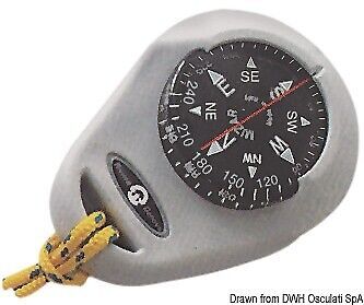 Riviera mizar boat marine portable compass 1&#034; 7/8 grey for surfing small boats