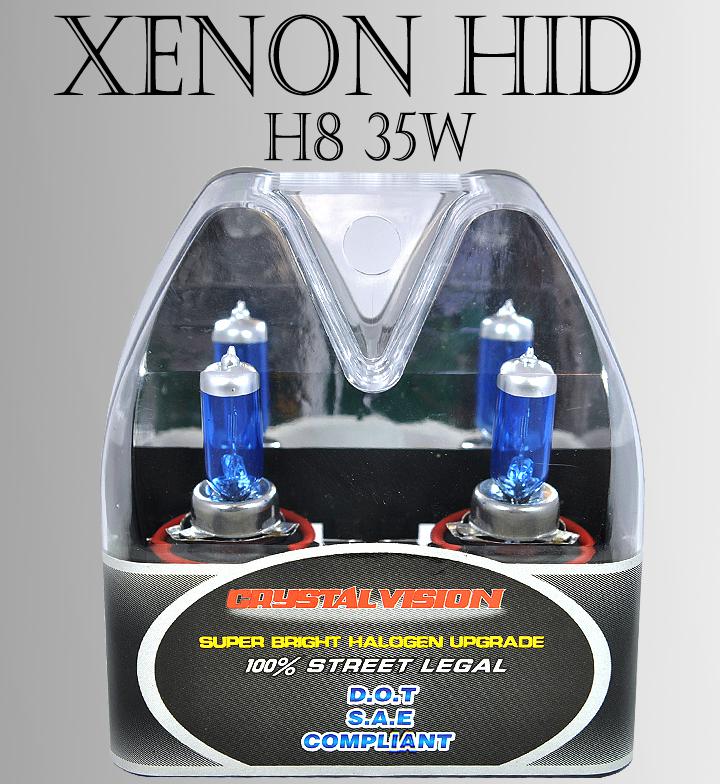 Jdm h8 m-box 35w fog light hid xenon super white 12v light bulbs fast shippingph