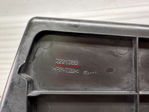 H40982 2012-15 bmw x1 rear trunk storage compartment tray passenger side 2991386