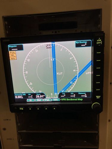 Garmin gmx 200 i/o traffic and radar p/n 011-01467-00 with tray