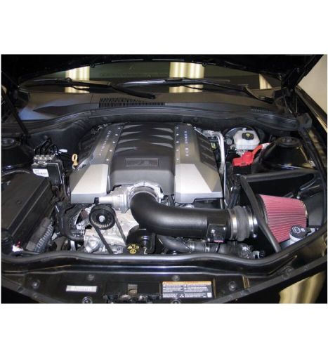 K&amp;n 63-3074 air intake kit w/ cotton filter for 10-15 chevrolet camaro 6.2l v8