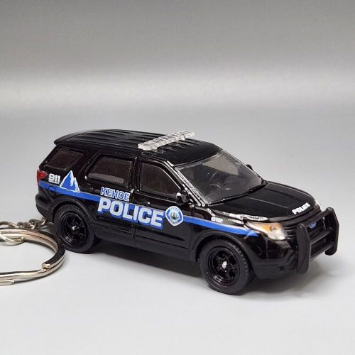 Custom keychain fits 2013 ford police interceptor utility great gift 