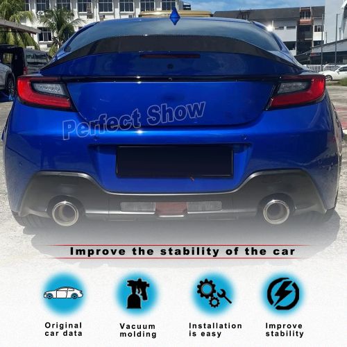 For toyota gt86 subaru brz 2022-24 real carbon fiber rear spoiler wing spoiler lip -