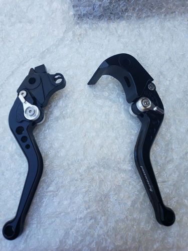 Gsxr 1000 pazzo clutch &amp; brake levers shorty fits 2007 2008 gsxr 1000