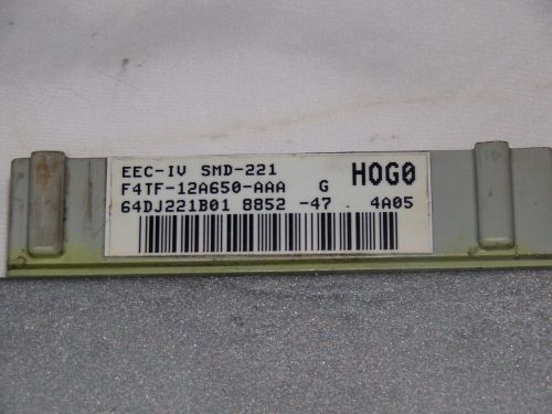 1994 ford f150 bronco 5.0l engine control module ecm pcm ecu f4tf-12a650-aaa