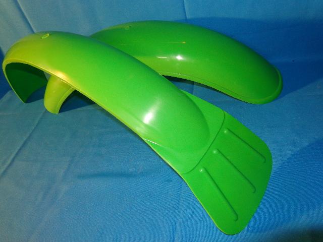 Fender green trial set for ossa tr 77 and italjet trial  green.