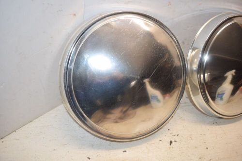 2x nos 1973-1979 chevrolet nova chevelle camaro dog dish hubcaps - c94