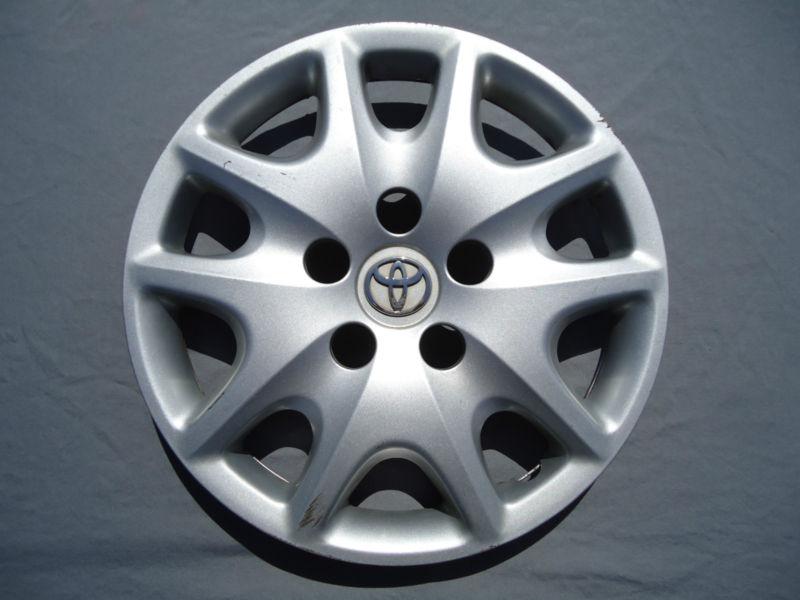 02-03 toyota solara hubcap wheel cover 15" oem 42621-aa110 h# 61113 #h13-a077