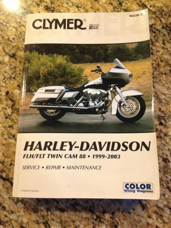 1999-2003 harley davidson flh/flt clymer service manual