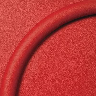 Billet specialties half wrap ring leather red 15.5 in. diameter ea 33005