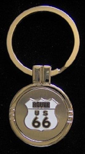 Route 66 - custom key ring (free engraving)