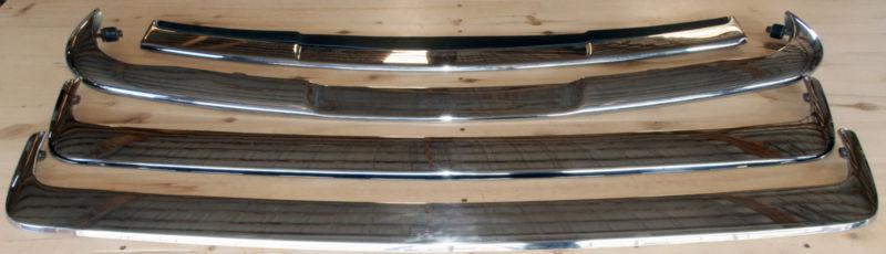 Lot of 4 mercedes benz chrome bumpers