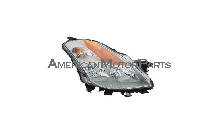 Right passenger side replacement headlight halogen type 08-09 nissan altima 2dr