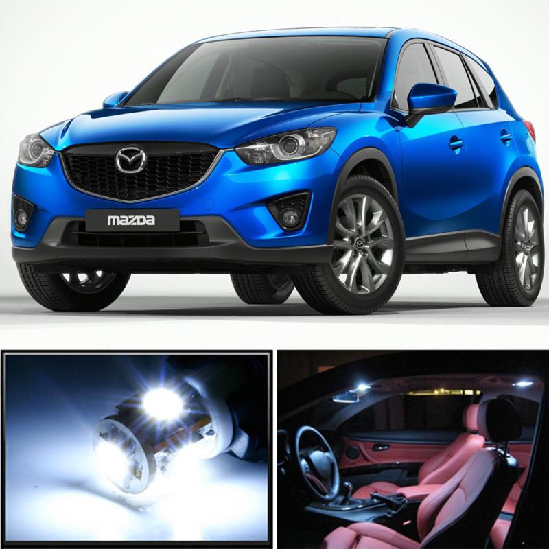 Cx5 white led lights interior package kit for 2013 and up mazda cx-5