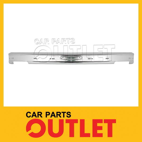 1980 1981 accord front bumper center ho1002104 chrome steel new impact face bar