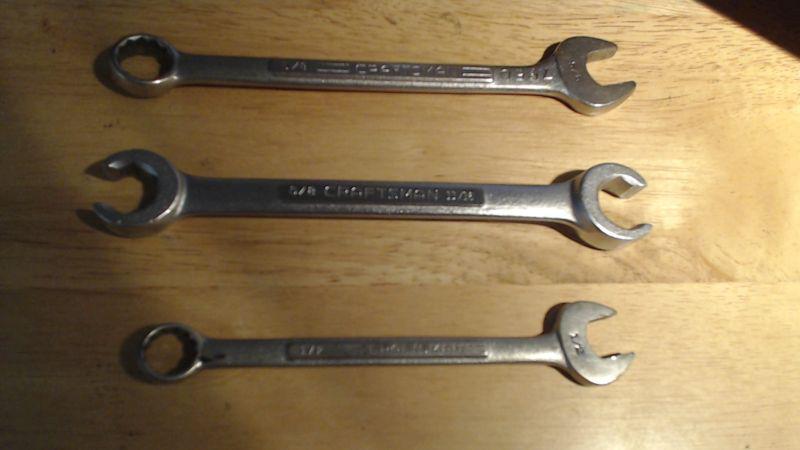 Craftsman lot of 6 wrenches--forged in usa --see description and pics for sizes