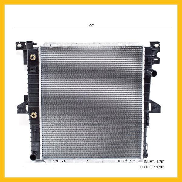 00 01 ford explorer radiator fo3010152 for 5.0l v8 auto new 2308 aluminum core