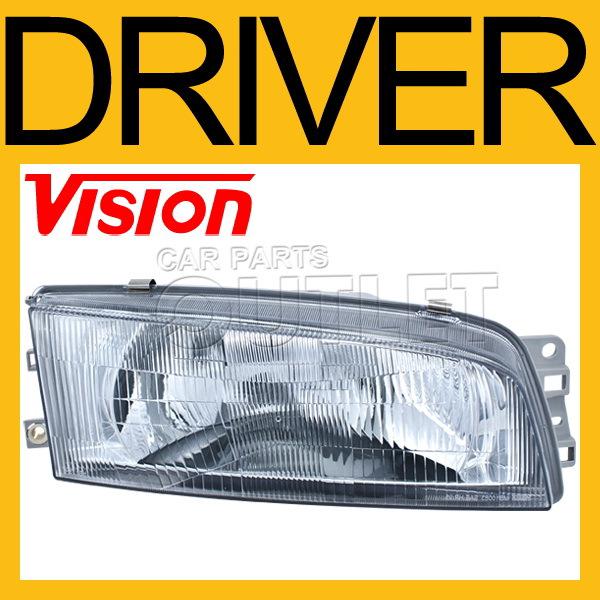 97-02 mitsubishi mirage driver side head lamp light 4dr sedan left assembly l/h