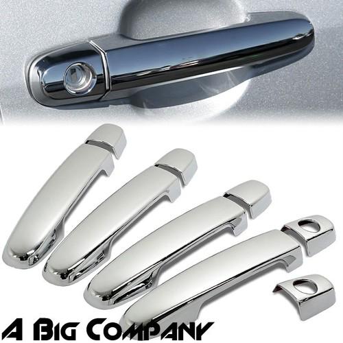 Chrome door handle cover moulding set trims 4 dooe for 2008-2010 car scion xb xd