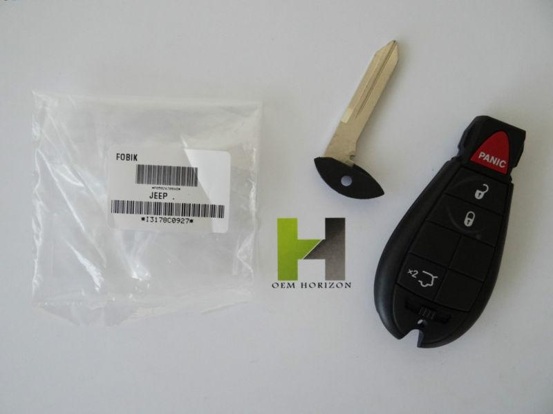 2008-2010 jeep grand chrokee commander remote keyless entry key smart key fobic 