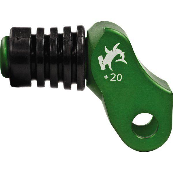 Green 20mm offset hammerhead designs rubber replacement shift lever tip