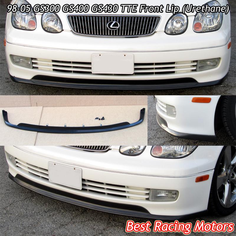 98-05 gs300 gs400 gs430 tte style front bumper lip (urethane)